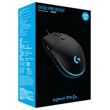 罗技 G102 游戏鼠标 黑白色RGB鼠标 电竞游戏鼠标