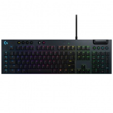 Logitech罗技G813有线游戏电竞超薄机械键盘红青茶轴矮轴