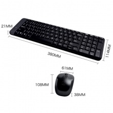 Logitech罗技 MK220 无线键鼠套装 家用办公无线鼠标无线键盘套装