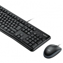 Logitech罗技MK120有线键盘鼠标套装 家用台式机电脑USB通用黑色