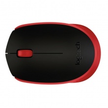 罗技（Logitech） M171无线鼠标 办公家用鼠标 黑/红