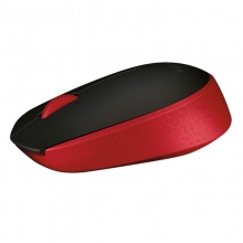 罗技（Logitech） M171无线鼠标 办公家用鼠标 黑/红