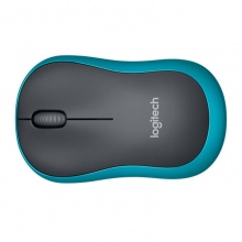 罗技（Logitech） M186无线鼠标 办公家用鼠标 蓝色