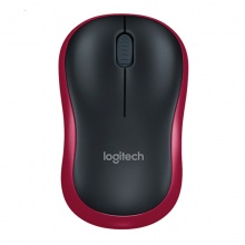 罗技（Logitech） M186无线鼠标 办公家用鼠标 红色
