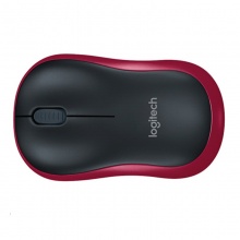 罗技（Logitech） M186无线鼠标 办公家用鼠标 红色