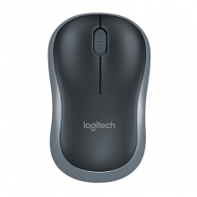 罗技(Logitech)M185 鼠标 无线鼠标 办公鼠标 黑/灰