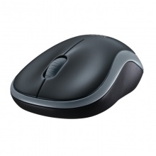 罗技(Logitech)M185 鼠标 无线鼠标 办公鼠标 黑/灰