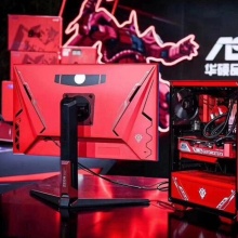 华硕TUF Gaming VG27AQL1A高达版扎古红 27英寸高达版电脑显示器电竞机动战士