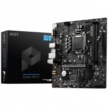 微星B560M PRO-E电脑主板 支持CPU 10400F/11400F/11600KF/11700(INTEL B560/LGA 1200)
