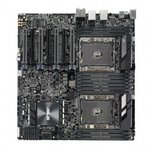 华硕WS C621E SAGE双路3647工作站主板4路SLI12内存卡槽