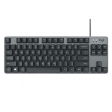 罗技（Logitech）K835 TKL 机械键盘 青轴-黑 有线键盘 游戏办公键盘