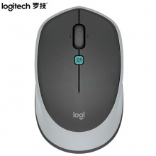 罗技（Logitech）M380 语音鼠标 无线鼠标 办公鼠标 石墨黑