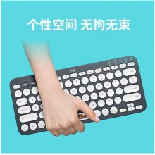 罗技K380多设备蓝牙键盘 LINE FRIENDS系列-布朗熊