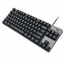 罗技（Logitech）K835 TKL 机械键盘 青轴-黑 有线键盘 游戏办公键盘