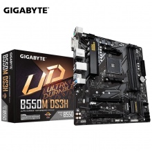 技嘉（GIGABYTE）B550 AMD台式机 主板AM4 B550M DS3H