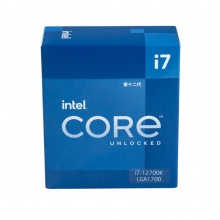 英特尔 Intel i7-12700K 12核20线程盒装CPU处理器