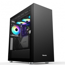 航嘉（Huntkey） GX780R魔戒 家用办公 电竞游戏 台式机黑色机箱