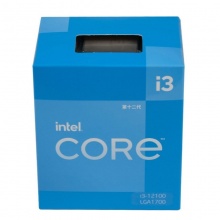 英特尔 Intel i3-12100 4核8线程盒装CPU处理器