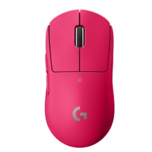 罗技G PRO X SUPERLIGHT无线游戏鼠标 狗屁王2代电竞机械充电鼠标 粉色