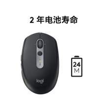 罗技（Logitech）M590 石墨黑 无线蓝牙双模 办公鼠标 对称鼠标