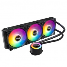 航嘉（Huntkey）GX360R虎鲨CPU一体水冷散热器（智能温控/360冷排/ARGB同步）