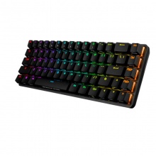 华硕ROG 魔导士 NX摩卡棕轴 机械无线键盘 游戏键盘 68键小键盘 2.4G双模 RGB背光