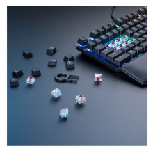 华硕ROG 游侠TKL NX竞技版 摩卡棕轴 机械有线键盘 游戏键盘 带掌托RGB背光 104键