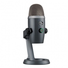 罗技 Blue Yeti Nano 灰色小雪怪 USB麦克风 专业电容麦K歌录音直播