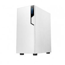 航嘉（Huntkey） GS450C 白机箱 台式DIY钢化玻璃侧透防尘水冷 ATX大板机箱背线