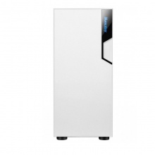 航嘉（Huntkey） GS450C 白机箱 台式DIY钢化玻璃侧透防尘水冷 ATX大板机箱背线