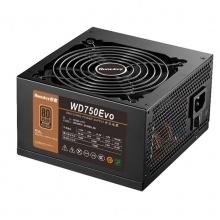 航嘉 WD750 EVO 铜牌 80PLUS认证 750W 台式机电脑 标准电源