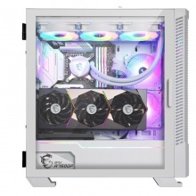 微星MPG VELOX 100R 刀锋TI 白色机箱台式机电脑全侧透ARGB
