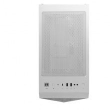 微星MPG 110R WHITE氪金枪2 白色家用游戏办公ATX机箱 全侧透明面板