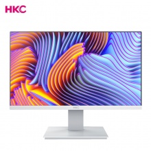 HKC V2211W白 HDMI支持壁挂 VA 微边广视角家用办公 电脑显示器