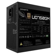 技嘉UD750GM 额定750W 电源 80PLUS金牌认证/全模组