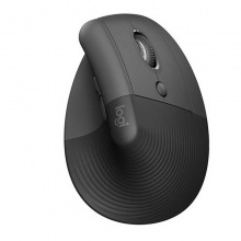 罗技LIFI 人体工学鼠标 垂直小手鼠标 无线蓝牙鼠标 带Logi Bolt接收器 黑色