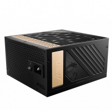 微星MEG Ai1300P PCIE5电源 额定1300W 台式机ATX标准版型电源