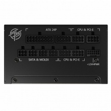微星MPG A850G PCIE5 ATX3.0 额定850W电源 80PLUS金牌认证/全模组