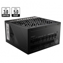 微星MPG A1000G PCIE5 ATX3.0 额定1000W电源 80PLUS金牌认证/全模组
