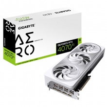 技嘉RTX4070TI AERO OC 12G雪鹰 电竞游戏 设计渲染电脑独立显卡支持4K