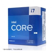 英特尔 Intel i7-13700F 16核24线程 （带风扇，不带核显）盒装CPU处理器
