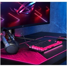华硕（ASUS）sheat ep泰毯 办公游戏鼠标垫 防护耐磨 经久耐用鼠标垫 (朋克粉)鼠标垫