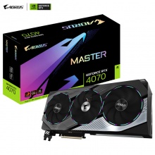 技嘉超级雕GIGABYTE AORUS GeForce RTX 4070 MASTER 12G 电竞游戏设计智能学习电脑独立显卡支持4K