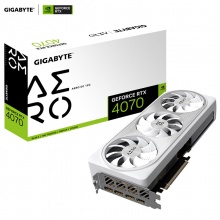 技嘉雪鹰GIGABYTE GeForce RTX 4070 AERO OC 12G电竞游戏设计智能学习电脑独立显卡4K