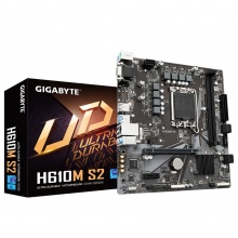 技嘉 H610M S2 台式电脑主板 支持CPU12代酷睿i3 12100F i5 12400F