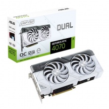 华硕（ASUS）DUAL GeForce RTX4070-O12G  WHITE （白色）电竞游戏专业独立显卡