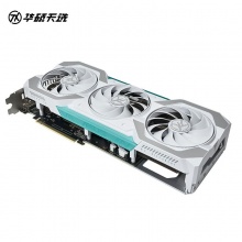 华硕TX-RTX4060Ti-O8G GAMING  天选 白色三风扇  
