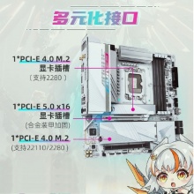 技嘉冰雕X B760M AORUS ELITE X AX    ( 白色）主板