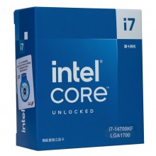 英特尔(Intel) 14代 CPU处理器 台式机 原盒 14700KF  CPU