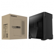 技嘉（GIGABYTE）C102G全景式 机箱熏黑钢化玻璃侧透兼容360/240水冷散热器快拆式防尘滤网 幽灵C102G 黑Matx/顶置360/磁吸面板